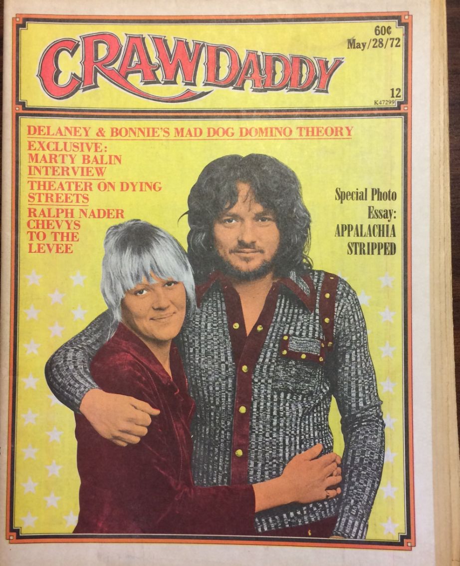 CRAWDADDY magazine cover 28 May 1972