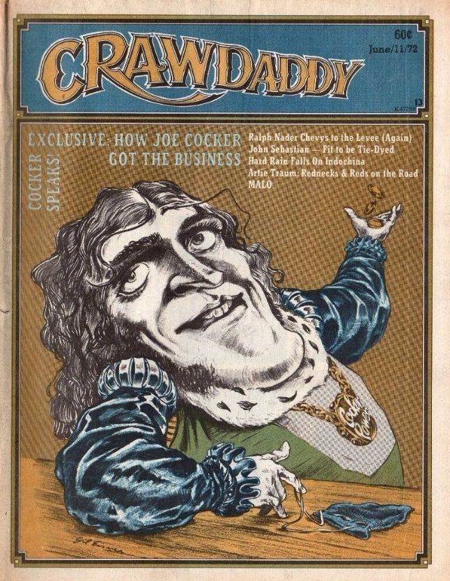 CRAWDADDY magazine cover 11 June 1972