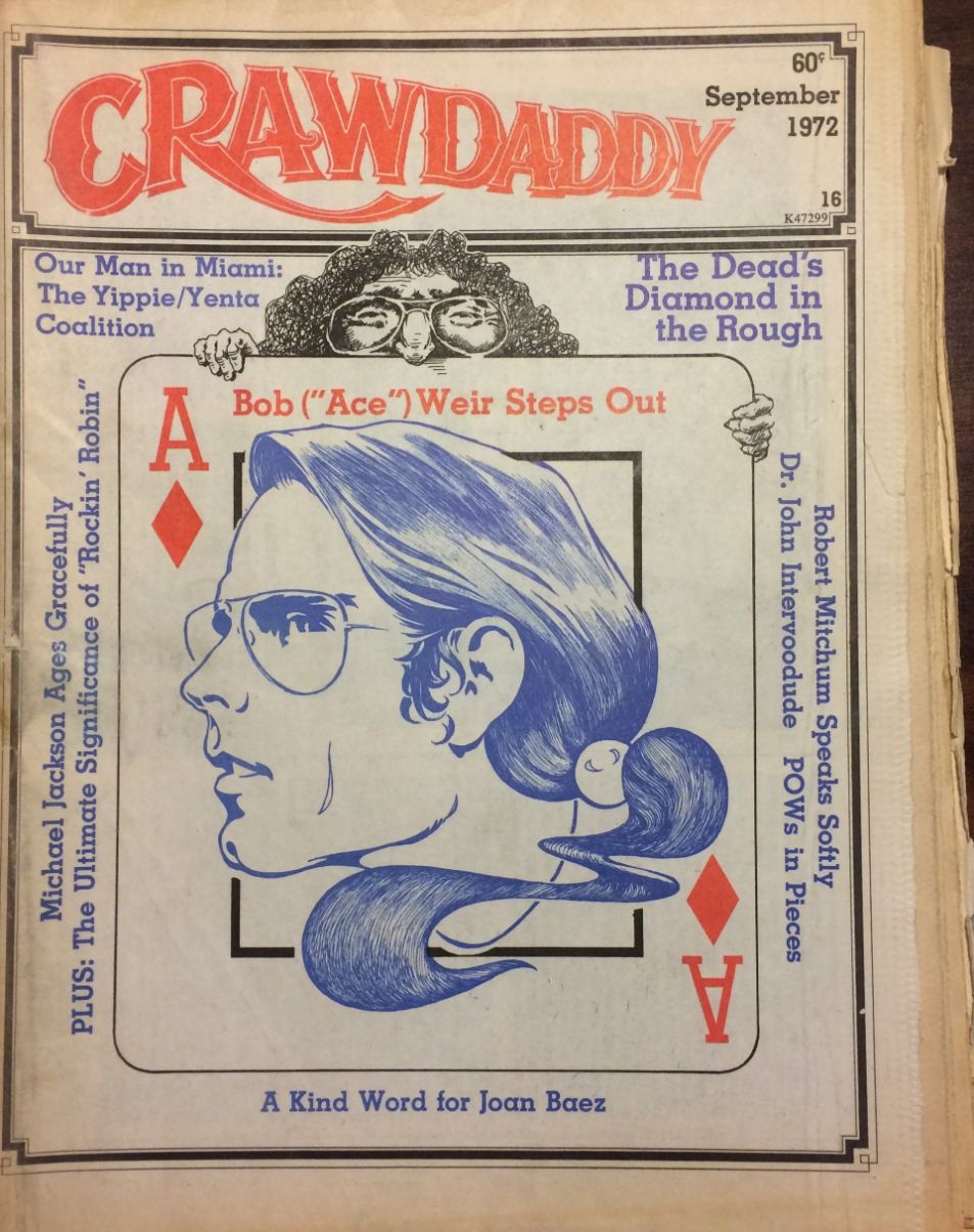 CRAWDADDY magazine cover  September 1972