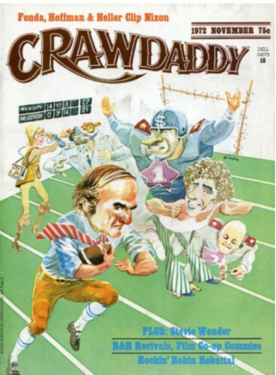 CRAWDADDY magazine cover  November 1972