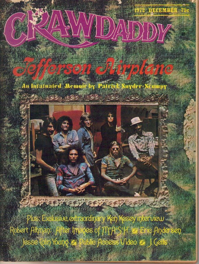 CRAWDADDY magazine cover  December 1972