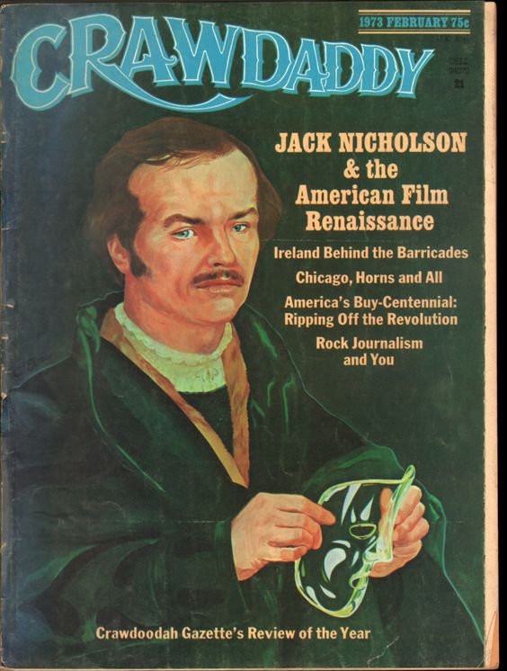 CRAWDADDY magazine cover  February 1973