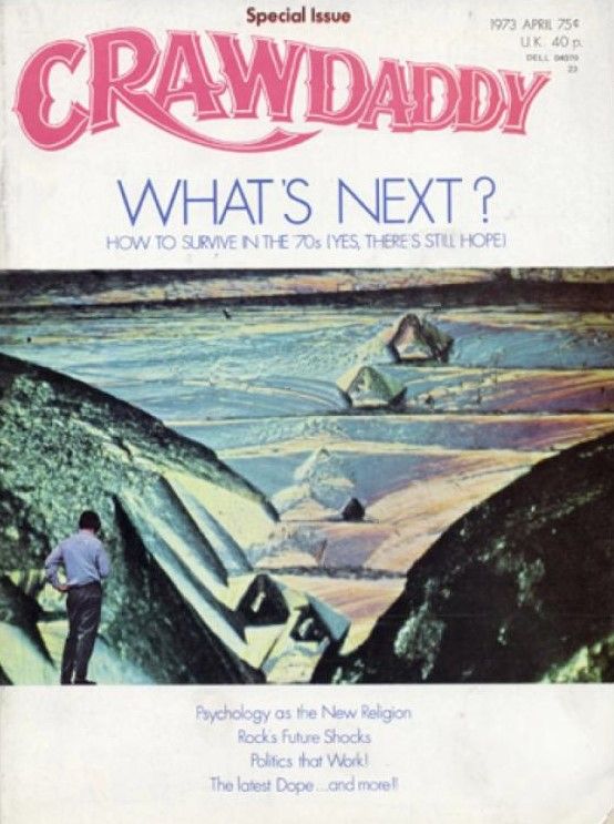 CRAWDADDY magazine cover  April 1973