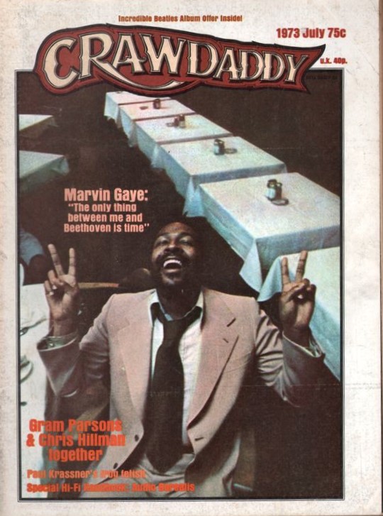 CRAWDADDY magazine cover  July 1973