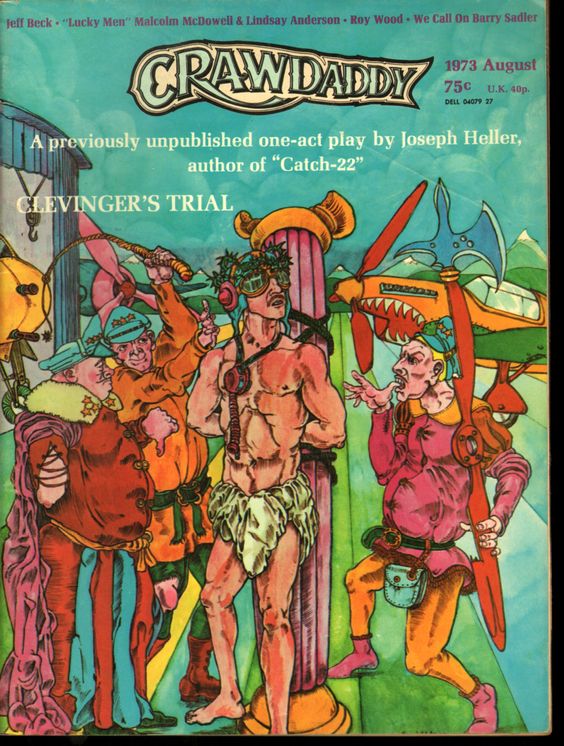 CRAWDADDY magazine cover  August 1973