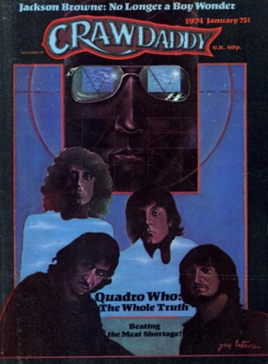 CRAWDADDY magazine cover  January 1974
