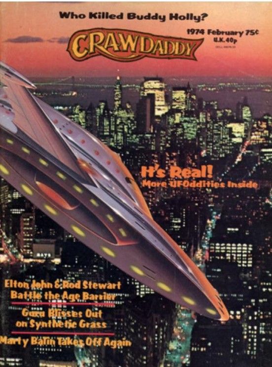 CRAWDADDY magazine cover  February 1974