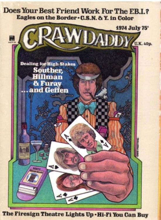 CRAWDADDY magazine cover  July 1974