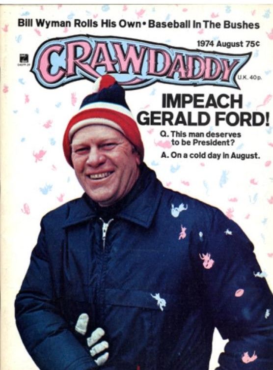 CRAWDADDY magazine cover  August 1974