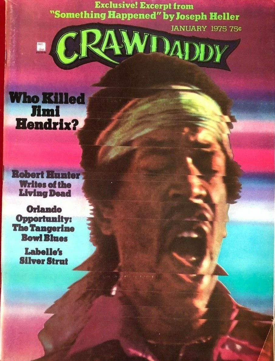 CRAWDADDY magazine cover  January 1975