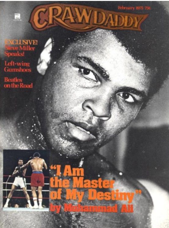 CRAWDADDY magazine cover  February 1975