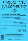 CREATIVE SCREENWRITING magazine side cover Issue 3  Vol 1 # 3 Fall 1994