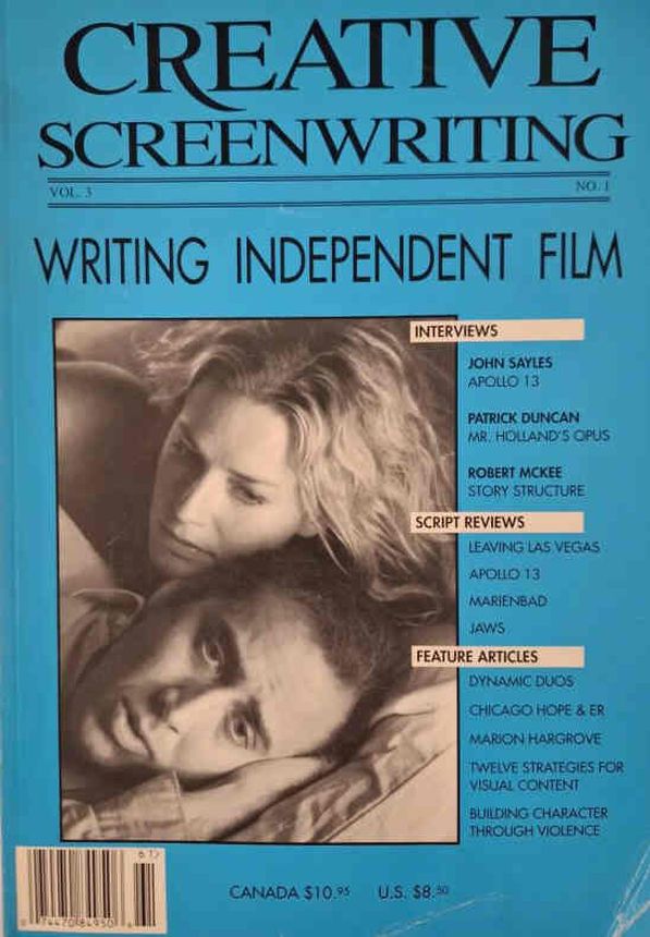 CREATIVE SCREENWRITING magazine cover Issue 9  Vol 3 # 1 Spring 1996