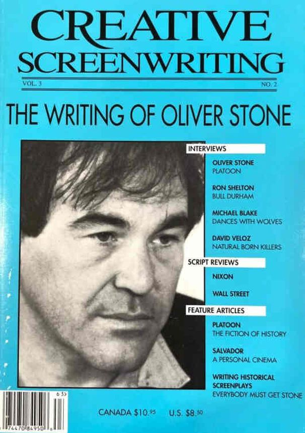 CREATIVE SCREENWRITING magazine side cover Issue 10  Vol 3 # 2 Summer 1996