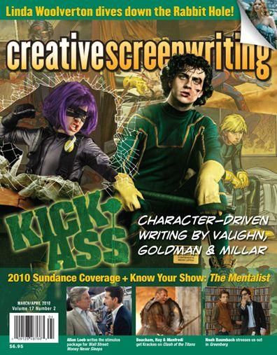 CREATIVE SCREENWRITING magazine side cover  Vol 17 # 2 March/April 2010