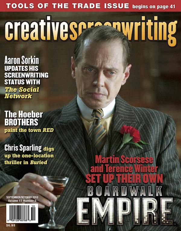 CREATIVE SCREENWRITING magazine side cover  Vol 17 # 5 September/October 2010
