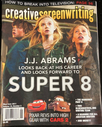 CREATIVE SCREENWRITING magazine side cover  Vol 18 # 3 May/June 2011