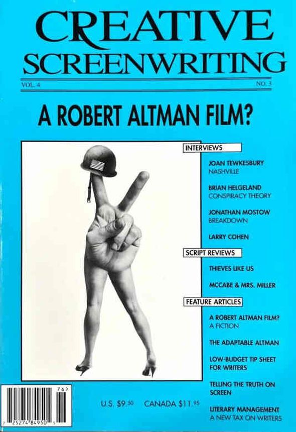 CREATIVE SCREENWRITING magazine side cover Issue 15  Vol 4 # 3 Fall 1997