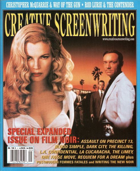 CREATIVE SCREENWRITING magazine cover Issue 33  Vol 7 # 5 September/October 2000