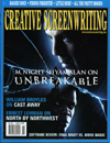 CREATIVE SCREENWRITING magazine side cover Issue 34  Vol 7 # 6 November/December 2000