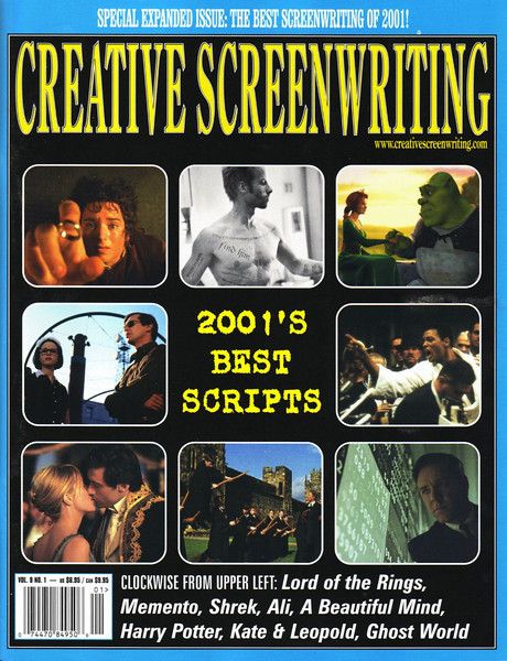 CREATIVE SCREENWRITING magazine cover Issue 41  Vol 9 # 1 January/February 2002