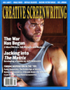 CREATIVE SCREENWRITING magazine side cover Issue 49  Vol 10 # 3 May/June 2003
