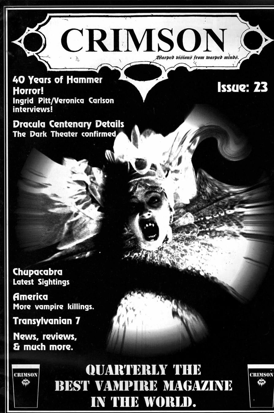 CRIMSON magazine cover Issue 23  
