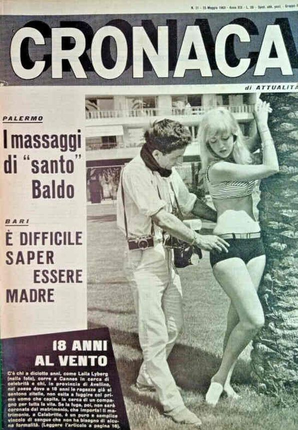 CRONACA magazine side cover Issue 21 25 May 1963