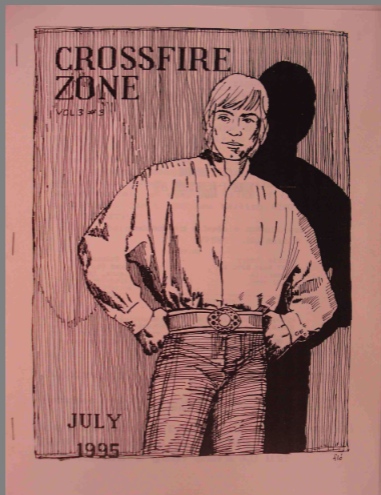 CROSSFIRE ZONE magazine side cover Issue 13 July 1995