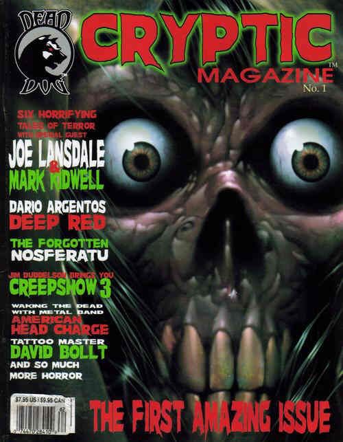 CRYPTIC magazine cover Issue 1 Winter 2005