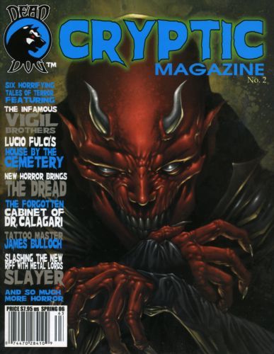 CRYPTIC magazine cover Issue 2 Spring 2006