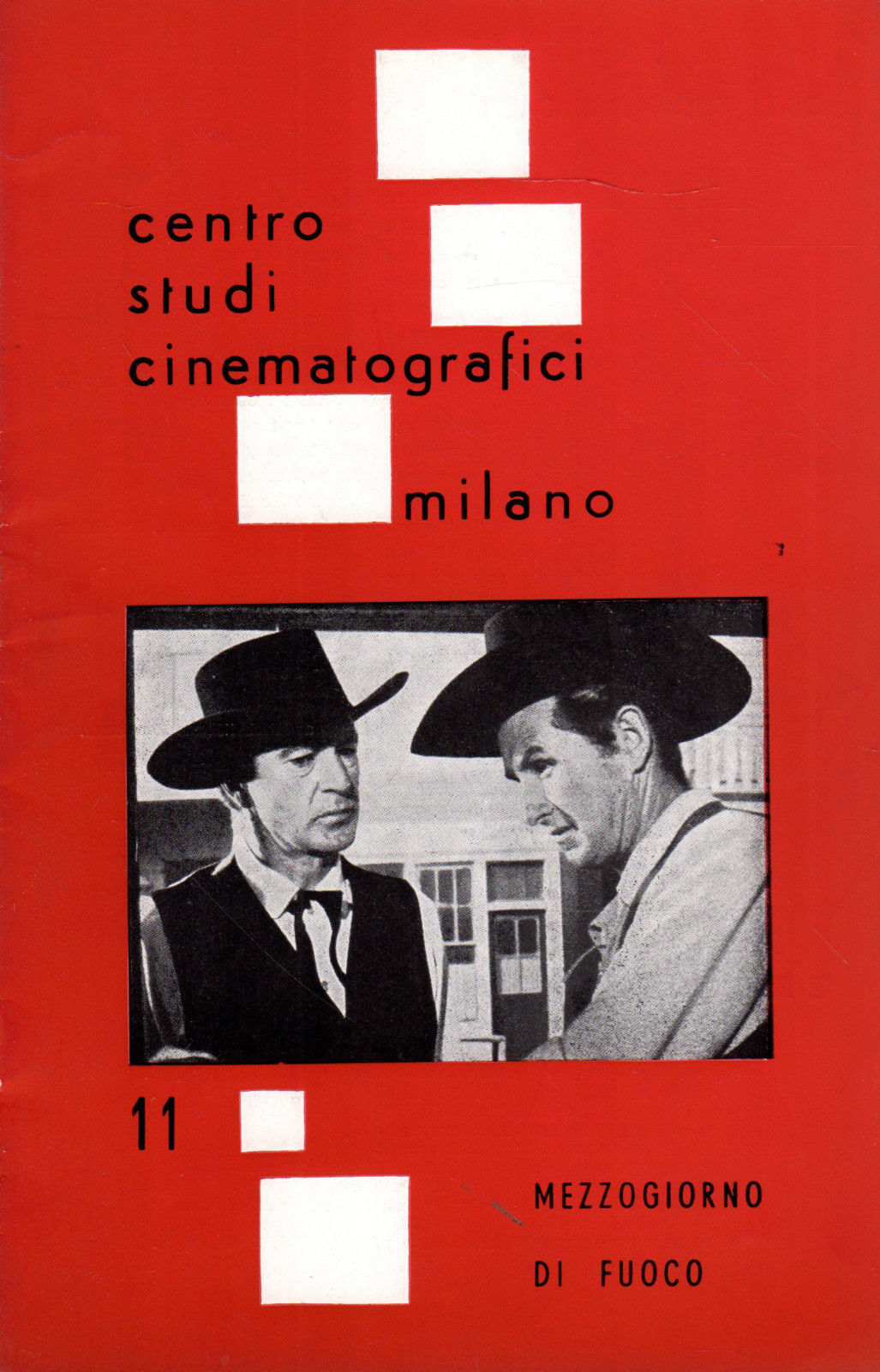 CSC/CENTRO STUDI CINEMATOGRAFICI magazine cover Issue 11  