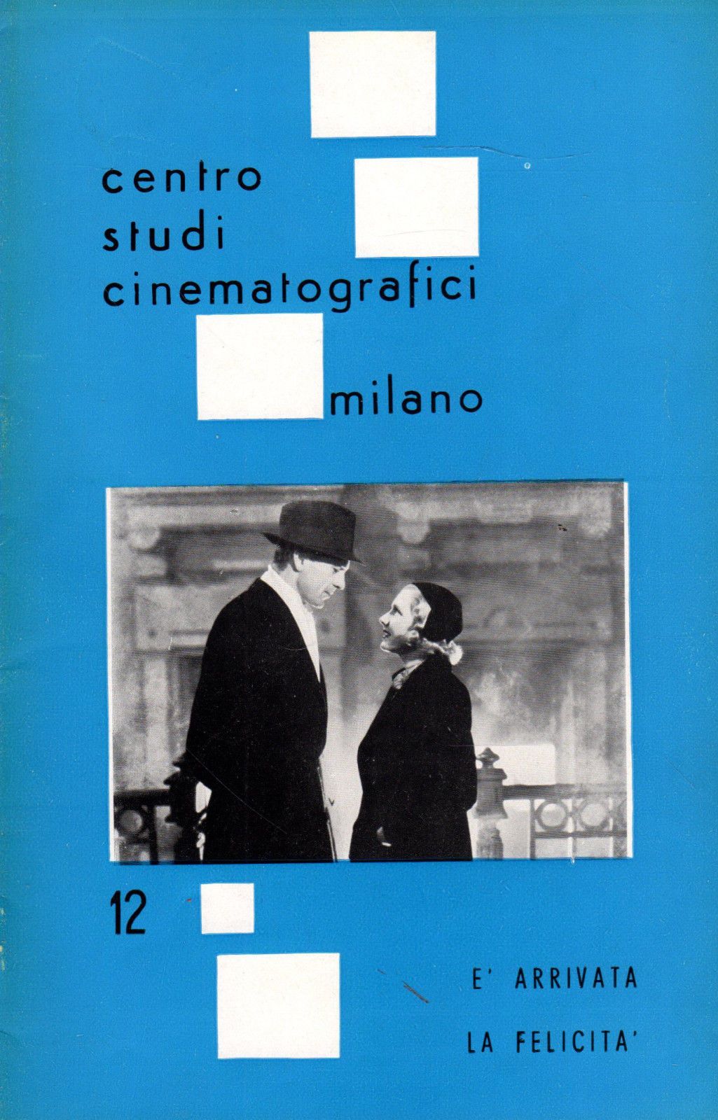 CSC/CENTRO STUDI CINEMATOGRAFICI magazine cover Issue 12  