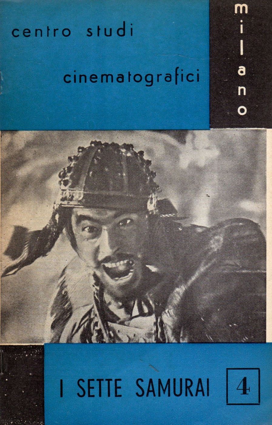 CSC/CENTRO STUDI CINEMATOGRAFICI magazine cover Issue 4  