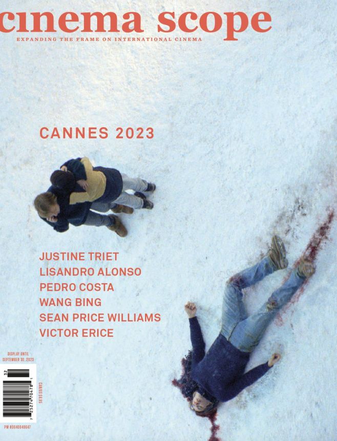 CINEMA SCOPE magazine cover Issue 95  September 2023