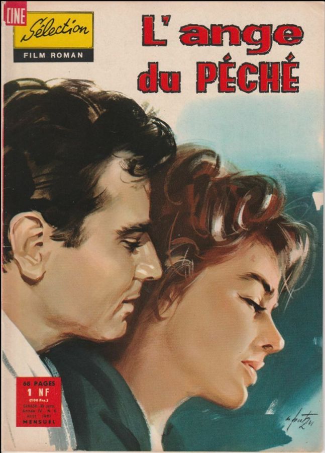 CINE SELECTION magazine side cover Issue 8  August 1961