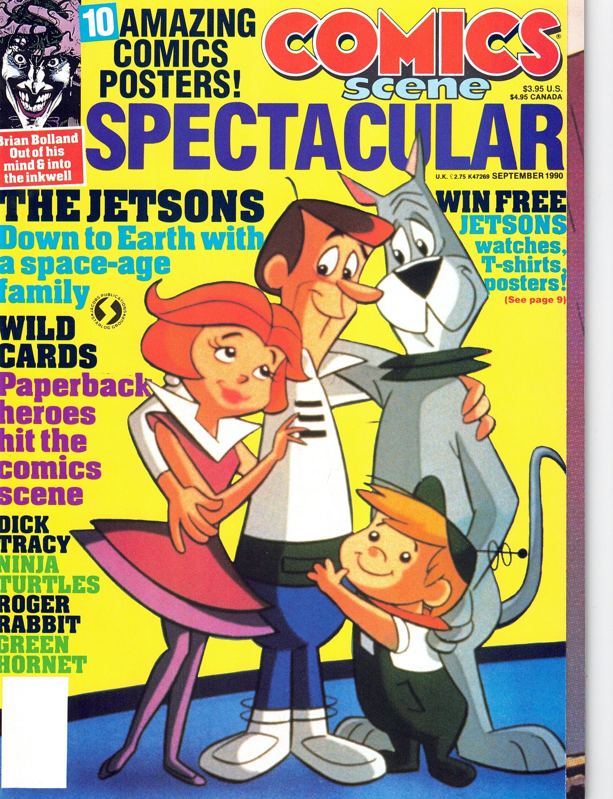 COMICS SCENE SPECTACULAR magazine cover Issue 3  September 1990