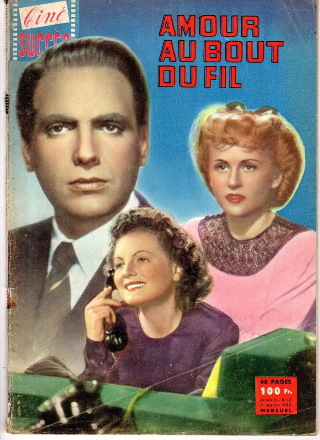 CINE SUCCES magazine cover Issue 12 8 September 1959