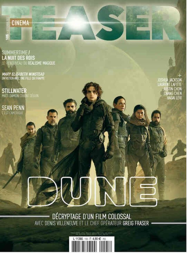 CINEMA TEASER magazine cover Issue 105  September 2021