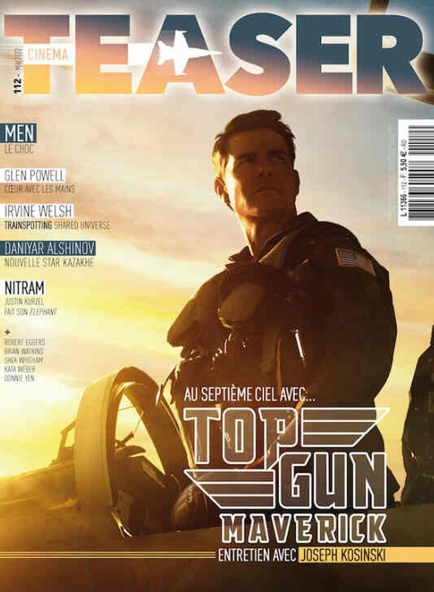 CINEMA TEASER magazine side cover Issue 112  May 2022