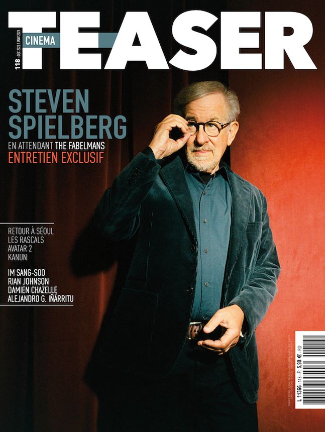 CINEMA TEASER magazine side cover Issue 118  December 2022/ January 2023 