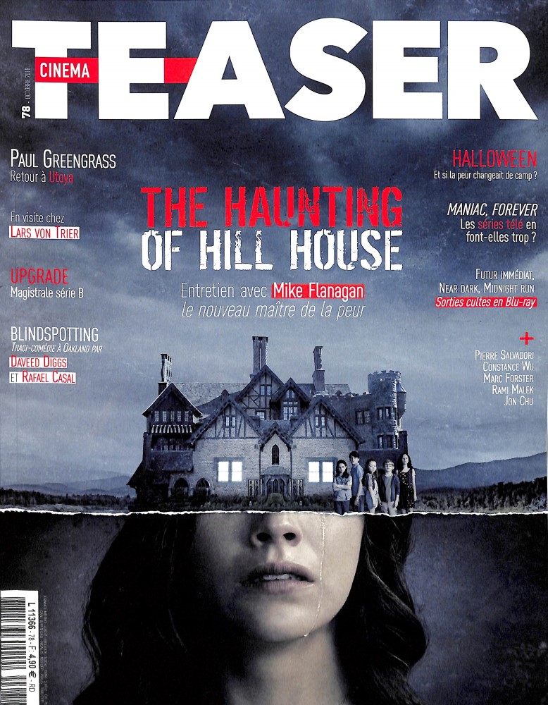 CINEMA TEASER magazine side cover Issue 78  October 2018