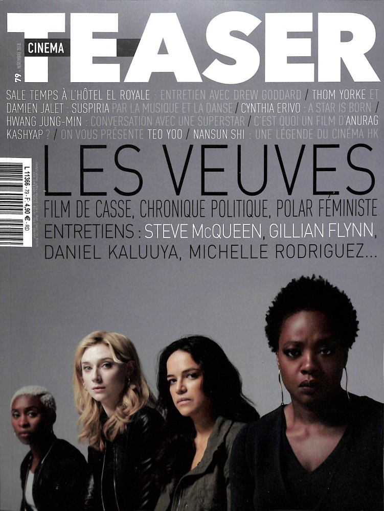 CINEMA TEASER magazine cover Issue 79  November 2018