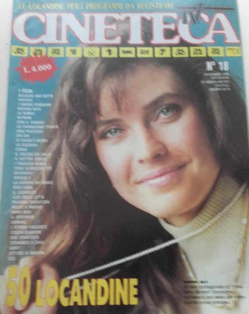 CINETECA TV magazine cover Issue 18  November 1991