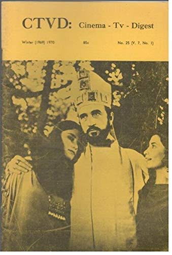 CTVD-CINEMA-TV-DIGEST magazine cover Issue 25 Winter 1969