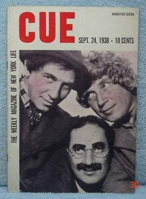 CUE magazine cover 24 September 1938