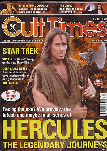 CULT TIMES magazine side cover Issue 45 June 1999
