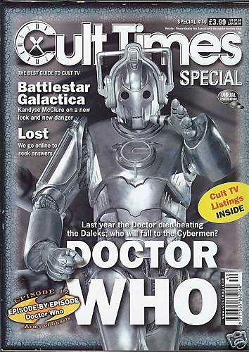 CULT TIMES magazine side cover Special #40, Doctor Who - Cybermen  2006