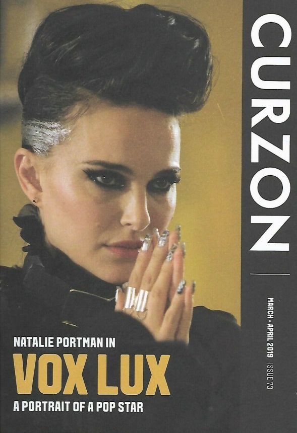 CURZON CINEMAS magazine side cover Issue 73  March/April 2019