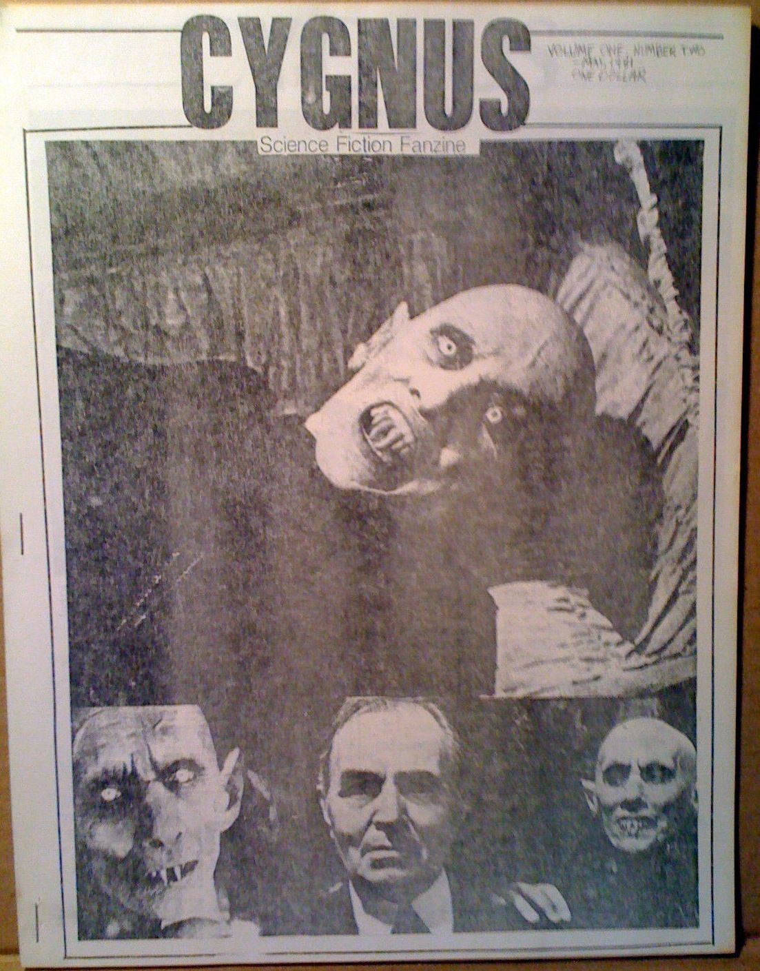 CYGNUS/WET PAINT magazine side cover Issue 2  Vol 1 No 2  1981